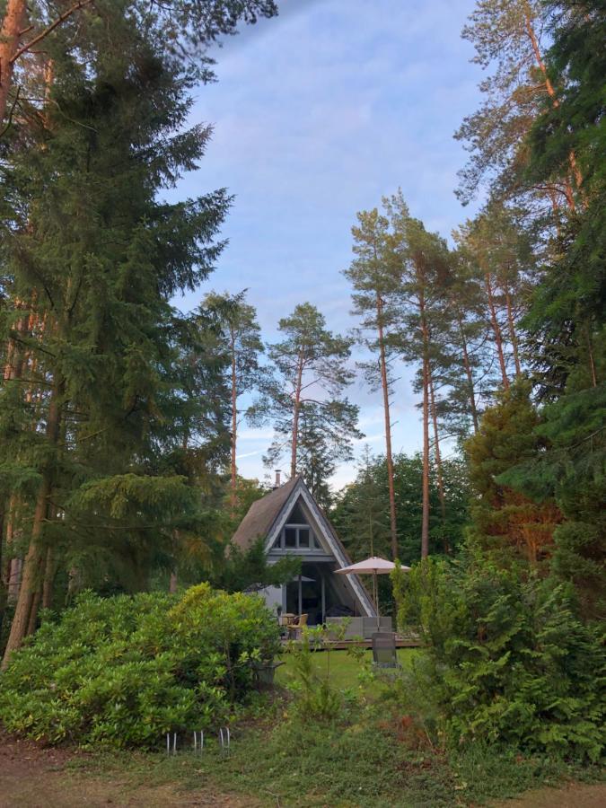 Ferienhaus Reetdach 1300Qm Privatgrundstueck Bootssteg Sauna Templin Luebbesee Uckermark Erholung Pur Seenplatte Petersdorf  Εξωτερικό φωτογραφία
