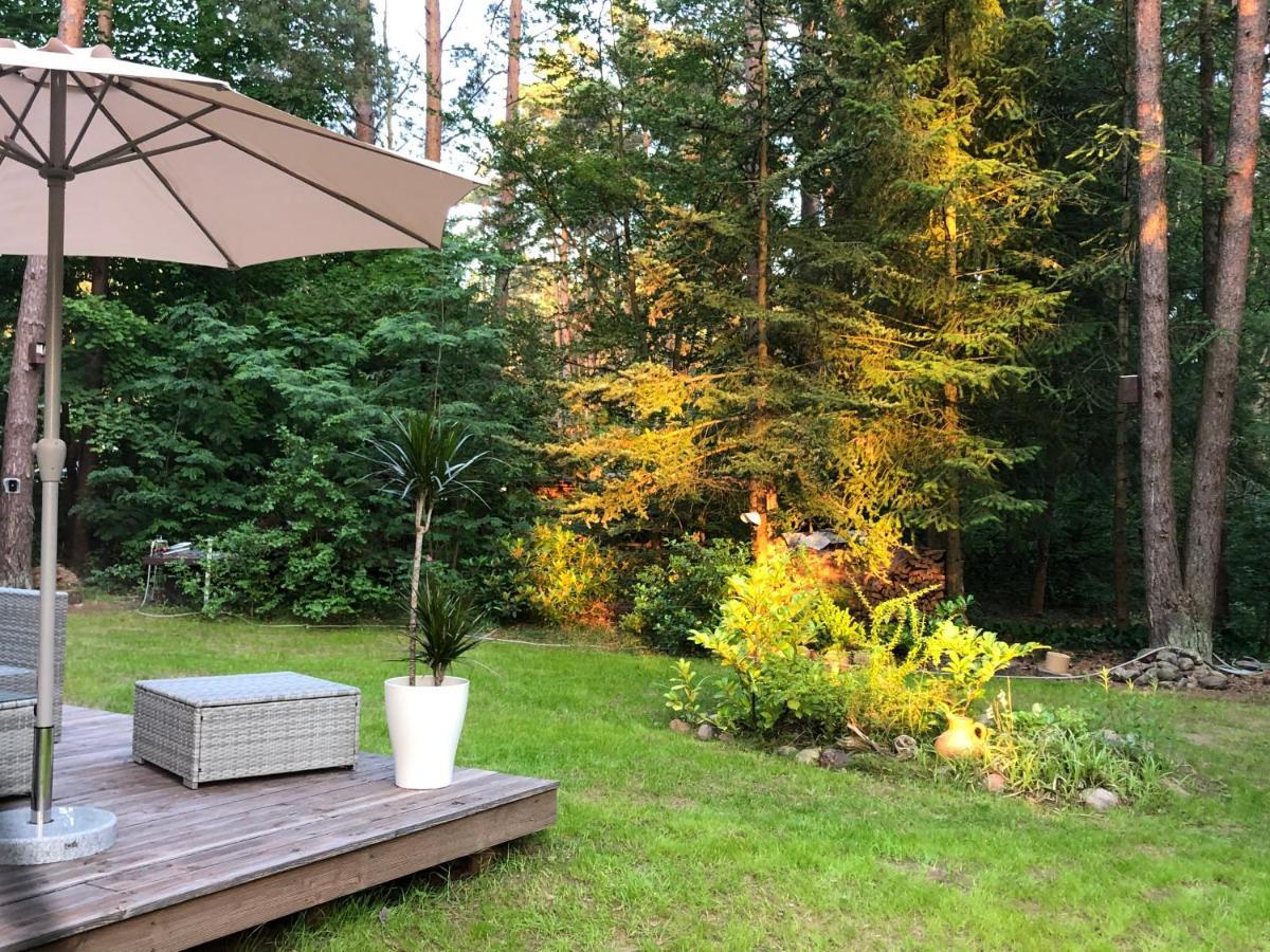 Ferienhaus Reetdach 1300Qm Privatgrundstueck Bootssteg Sauna Templin Luebbesee Uckermark Erholung Pur Seenplatte Petersdorf  Εξωτερικό φωτογραφία